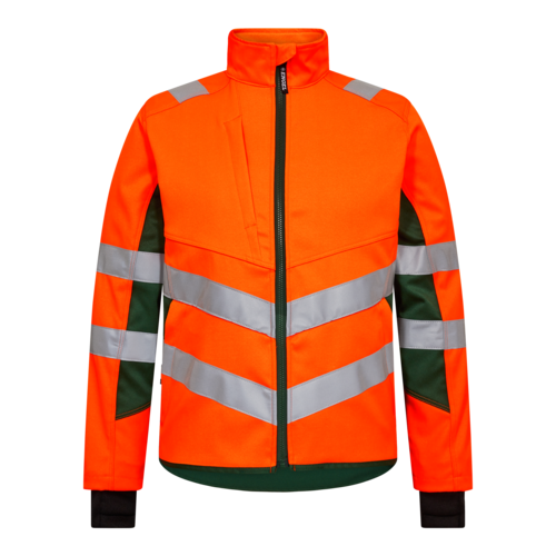 Safety Jacke Orange/Grün