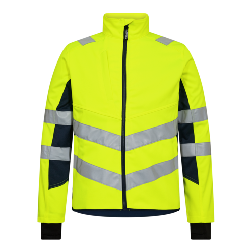 Safety Jacke Gelb/Blue Ink