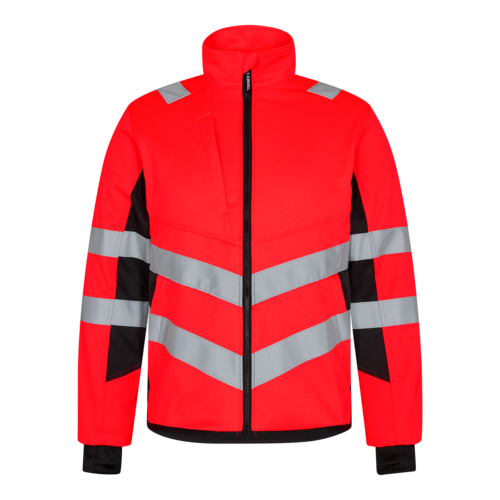 Safety Jacke Rot/Schwarz
