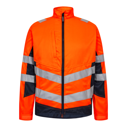 Safety Light Jacke Orange/Blue ink