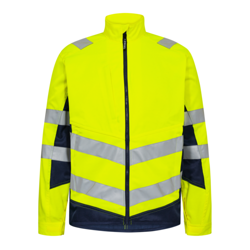 Safety Light Jacke Gelb/Blue Ink