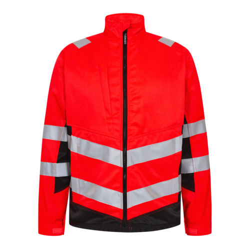 Safety Light Jacke Rot/Schwarz