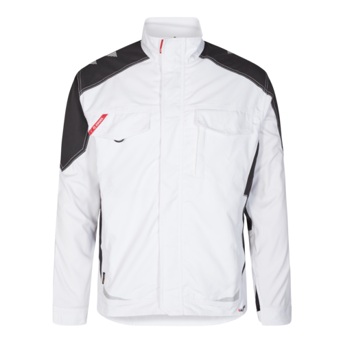 Galaxy Arbeitsjacke Weiss/Anthrazit Grau