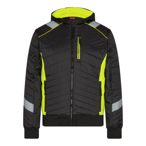 Cargo Jacke Schwarz/Gelb
