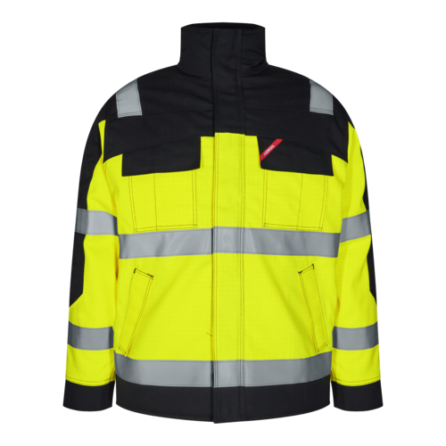Safety+ Winterjacke EN 20471 Gelb/Schwarz
