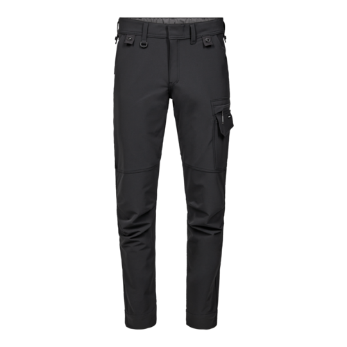 Entire Servicehose m/ 4-Wege Stretch Anthrazitgrau/Schwarz