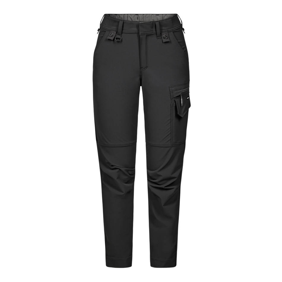 Entire Damen Servicehose m/ 4-Wege Stretch Anthrazitgrau/Schwarz