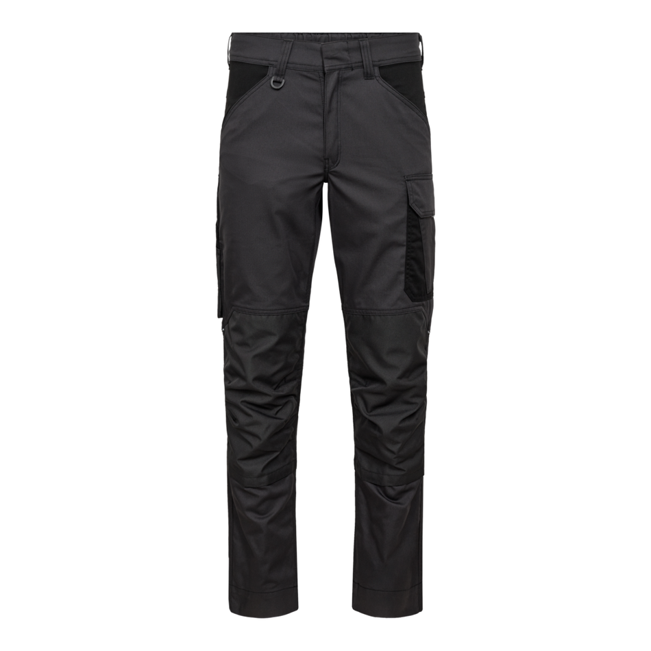 Venture Bundhose m/verdecktem Knopf Anthrazitgrau/Schwarz