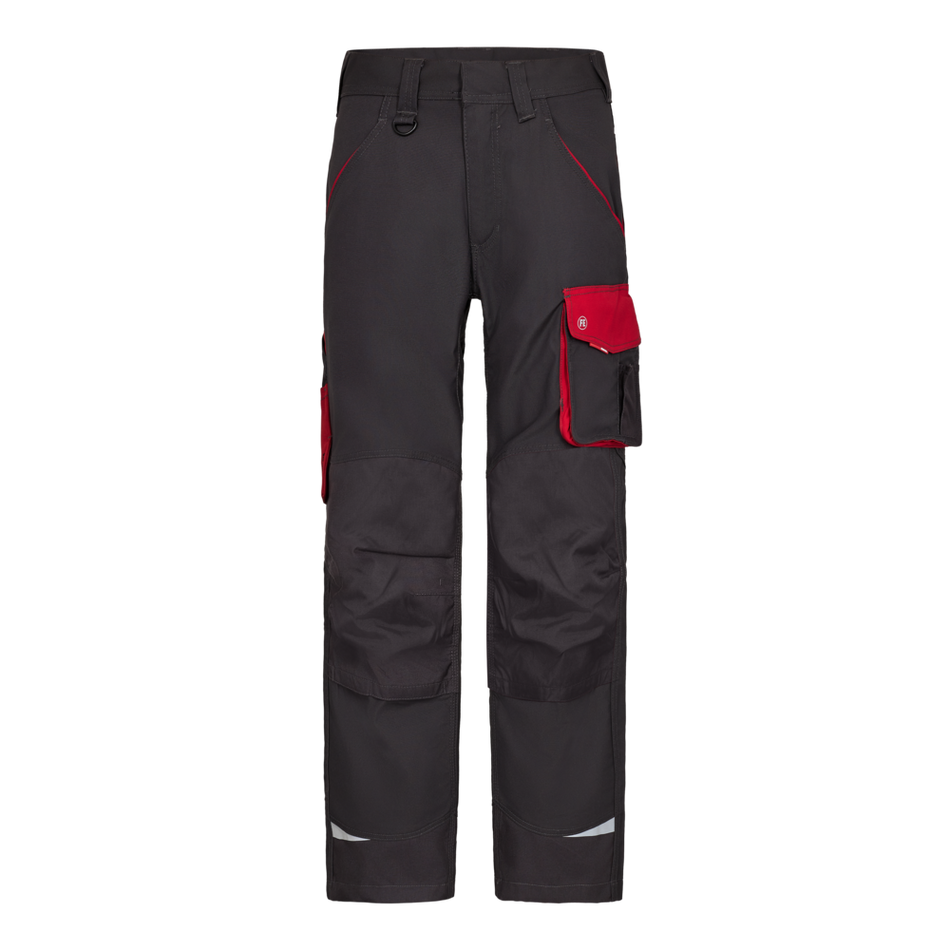 Galaxy Arbeitshose Anthrazit Grau/Tomato Red