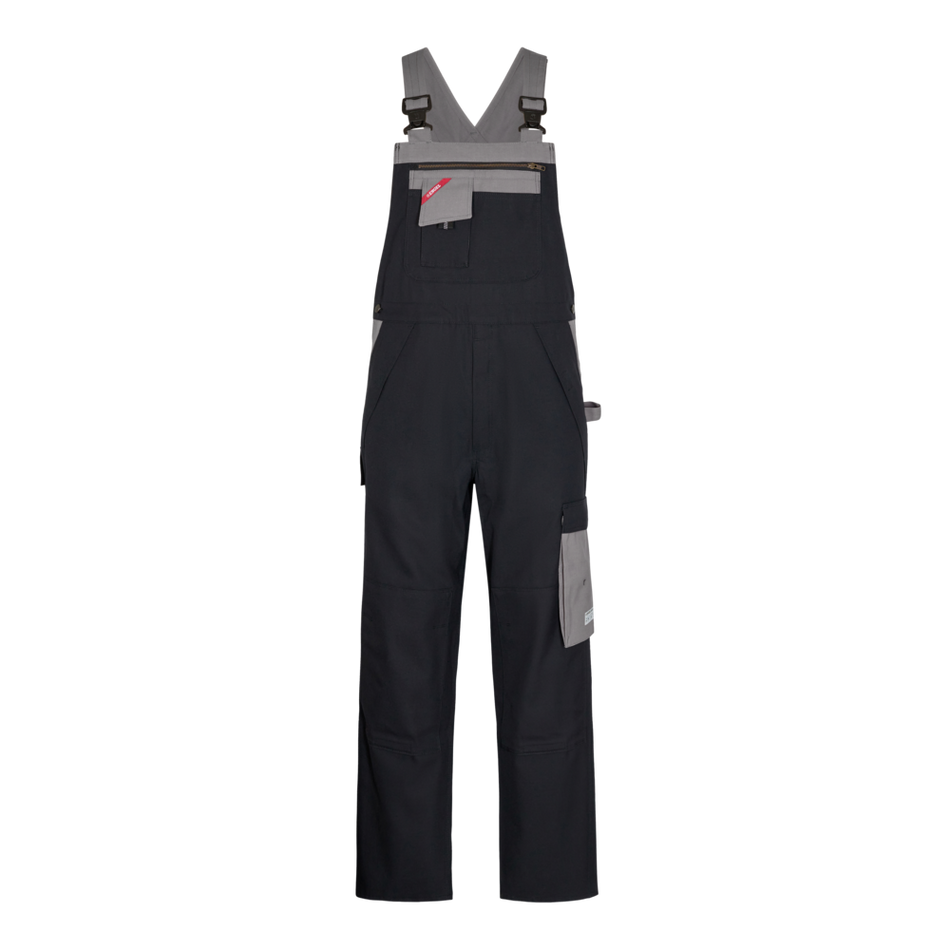 Safety+ Latzhose Schwarz/Grau