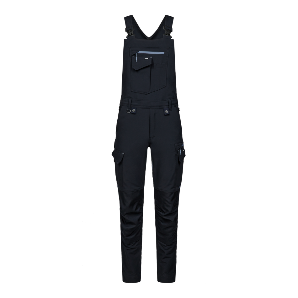 Entire Latzhose m/ 4-Wege-Stretch Deep Blue/Dark Sea