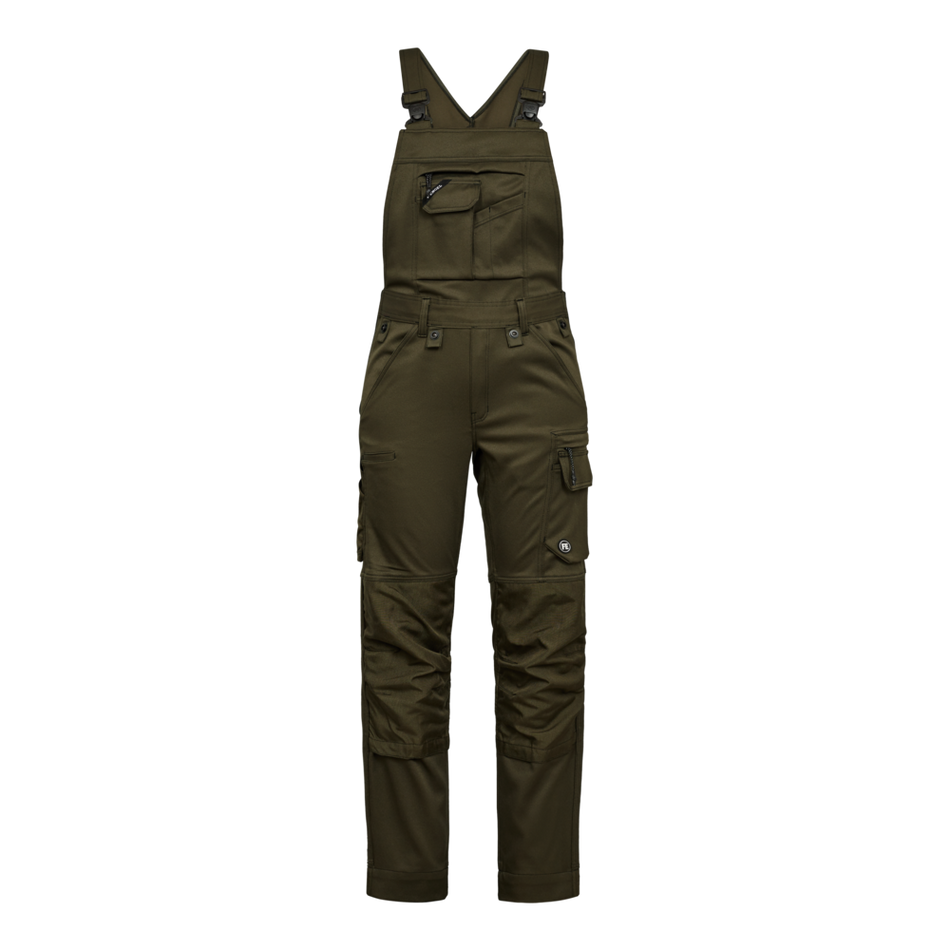 X-treme Latzhose mit Stretch Forest Green