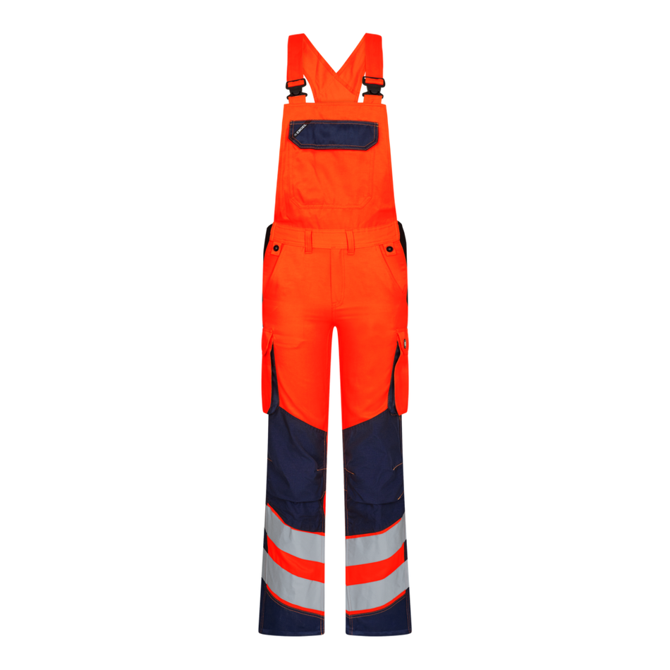 Safety Light Damenlatzhose Orange/Blue ink