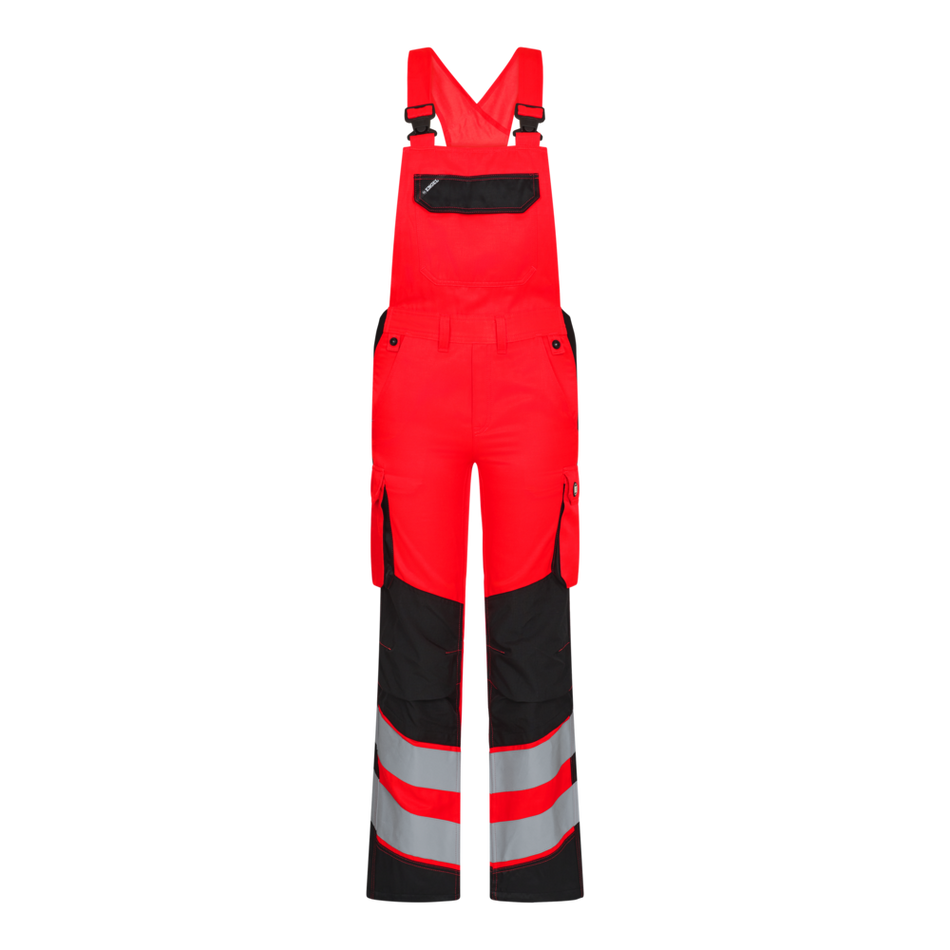 Safety Light Damenlatzhose Rot/Schwarz