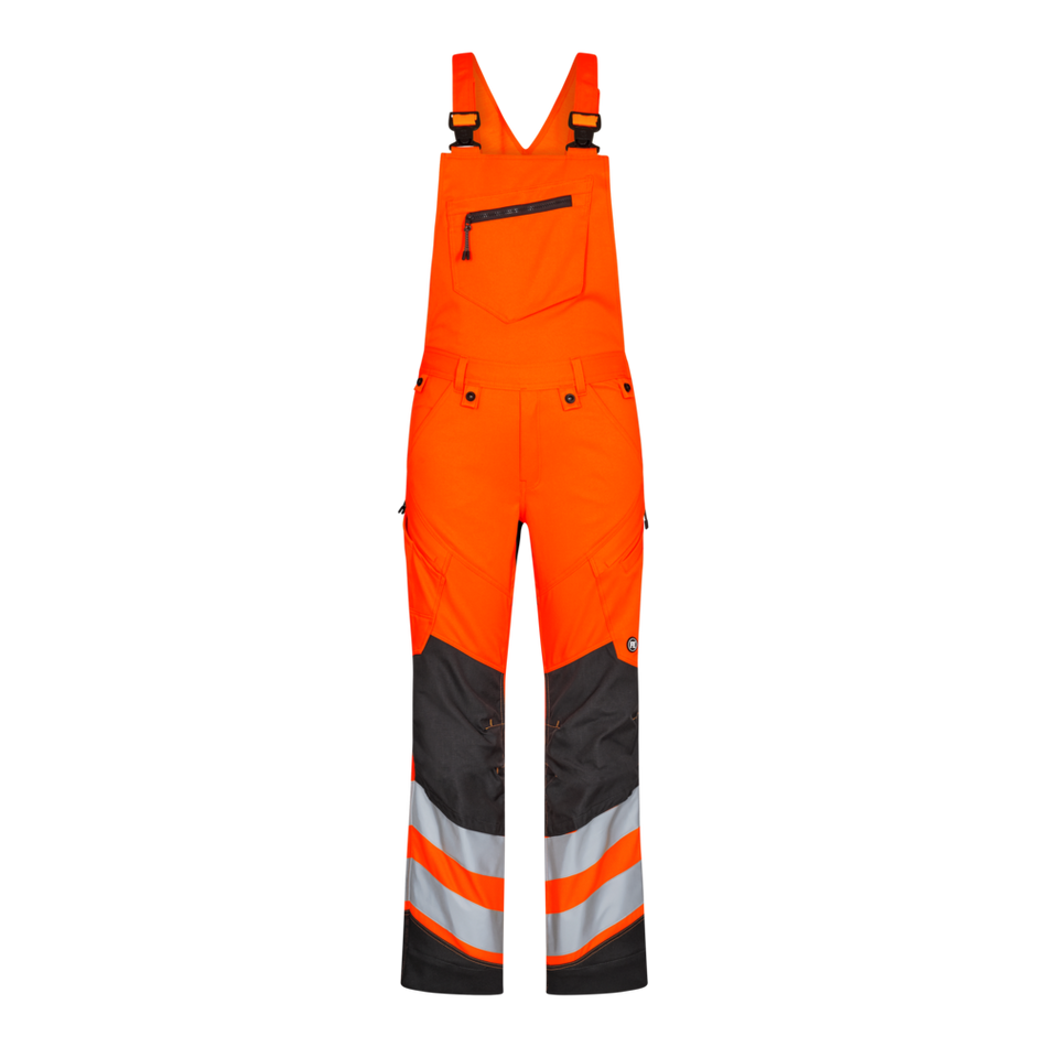 Safety Latzhose Orange/Anthrazit Grau