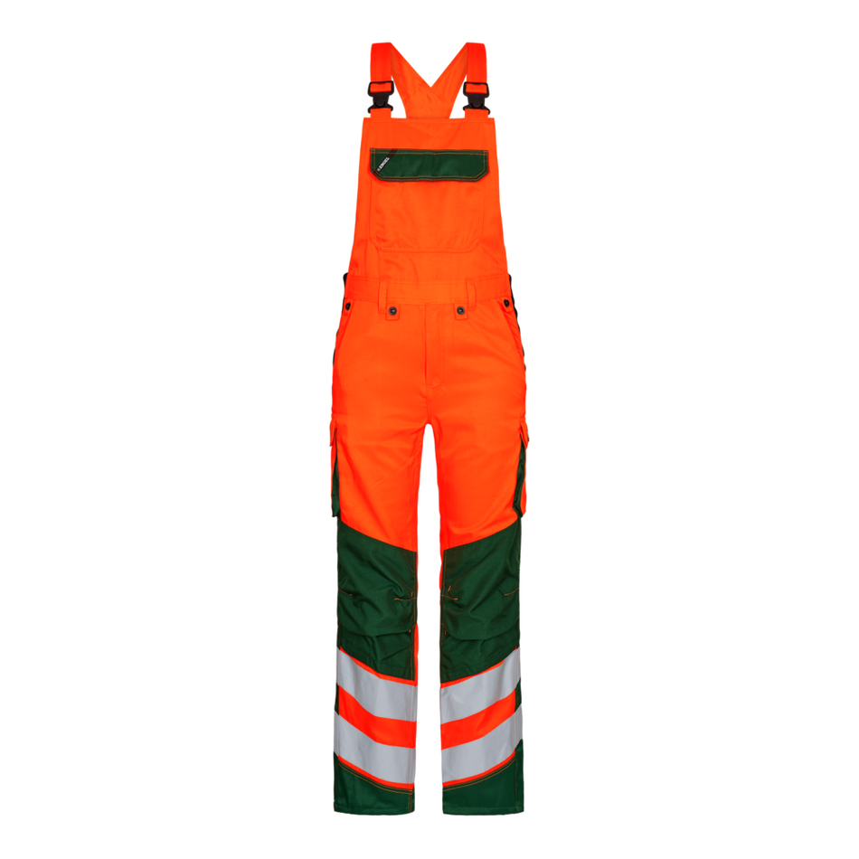 Safety Light Latzhose Orange/Grün