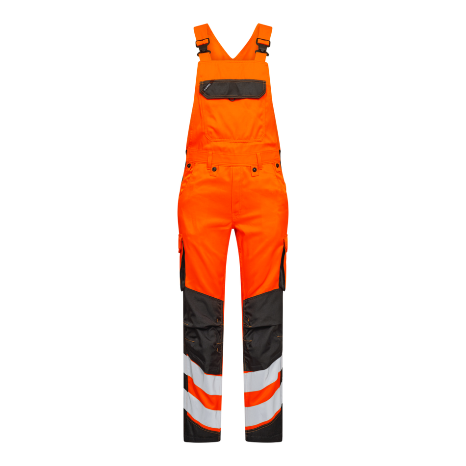 Safety Light Latzhose Orange/Anthrazit Grau