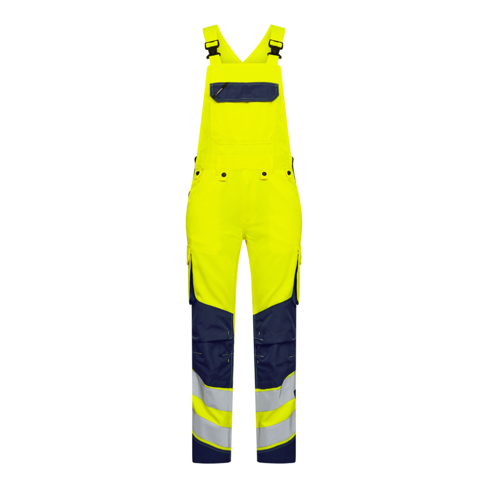 Safety Light Latzhose Gelb/Blue Ink