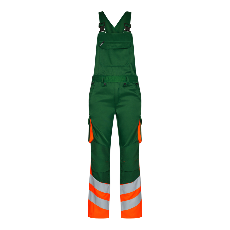 Safety Light Latzhose Grün/Orange
