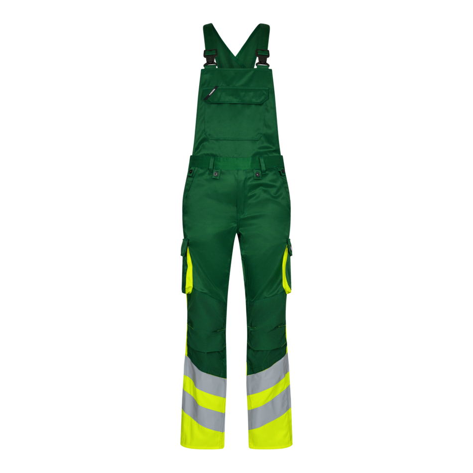 Safety Light Latzhose Green/Hivis yellow