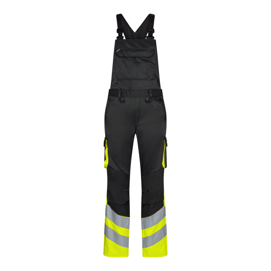 Safety Light Latzhose Schwarz/Gelb