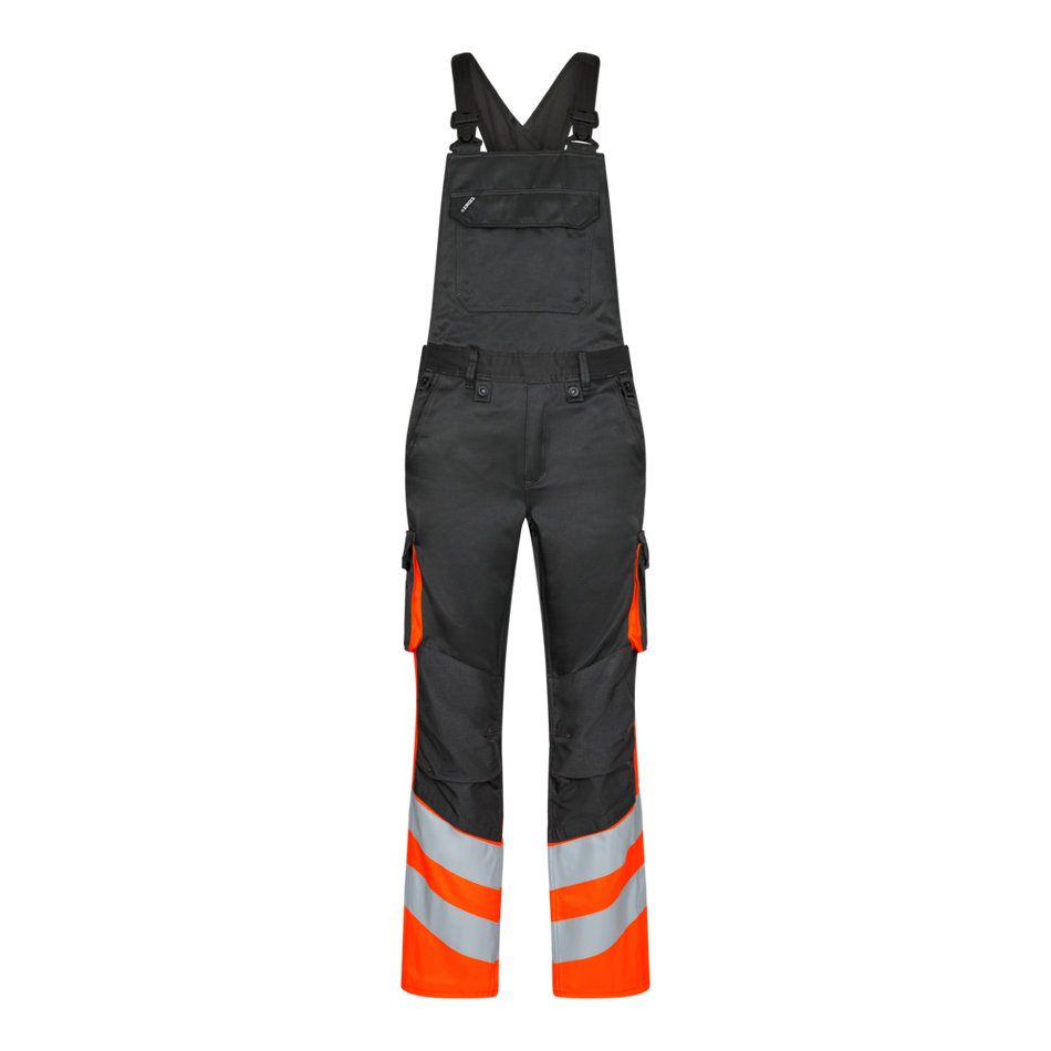Safety Light Latzhose Anthrazit Grau/Orange