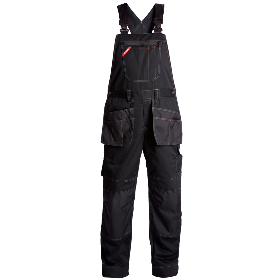Combat Latzhose Mit Holsterta. Schwarz