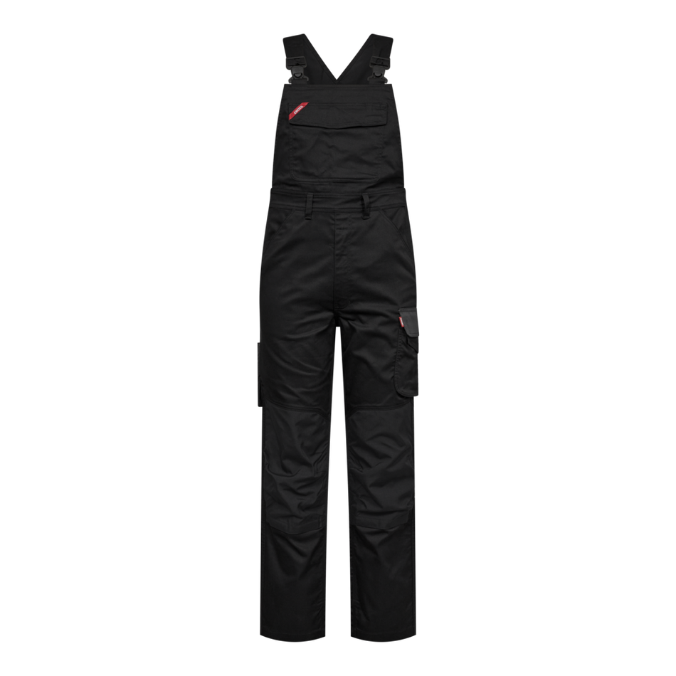 Galaxy Latzhose mit Stretch Schwarz/Anthrazit Grau