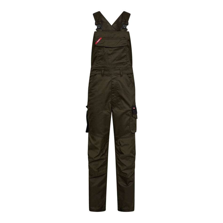 Galaxy Latzhose mit Stretch Forest Green/Schwarz