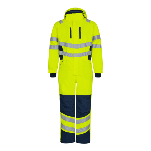 Safety Winteroverall Gelb/Blue Ink