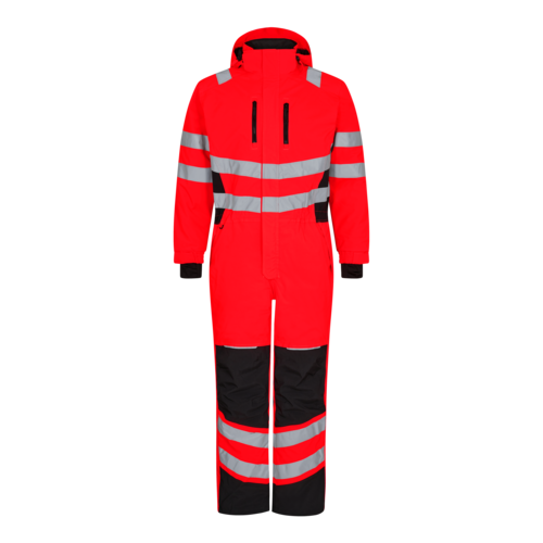 Safety Winteroverall Rot/Schwarz