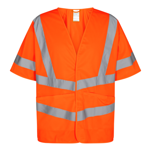 Safety Verkehrsweste m/Ärmeln Orange