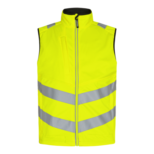 Safety Softshell-Weste Gelb