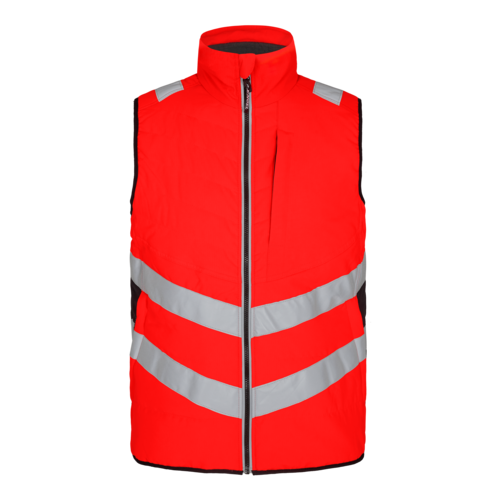 Safety Steppweste Rot/Schwarz