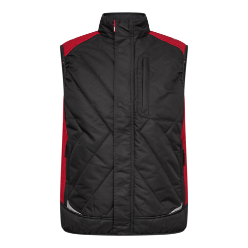 Galaxy Winter Weste Anthrazit Grau/Tomato Red