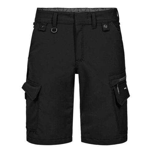Entire Shorts 4-Wege Schwarz/Anthrazit Grau