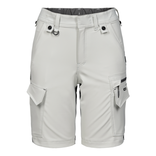 Entire Damen Shorts mit 4-Wege-Stretch Bone White/Anthracite grey