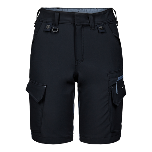 Entire Damen Shorts mit 4-Wege-Stretch Deep Blue/Dark Sea