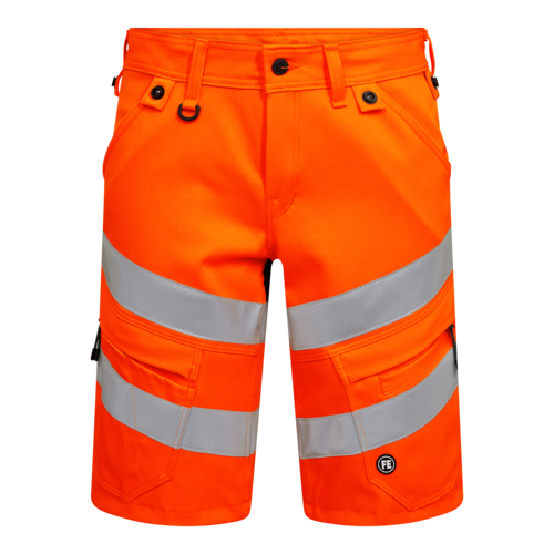 Safety Shorts Orange/Grün