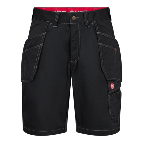 Combat Shorts M/Holstertaschen Schwarz