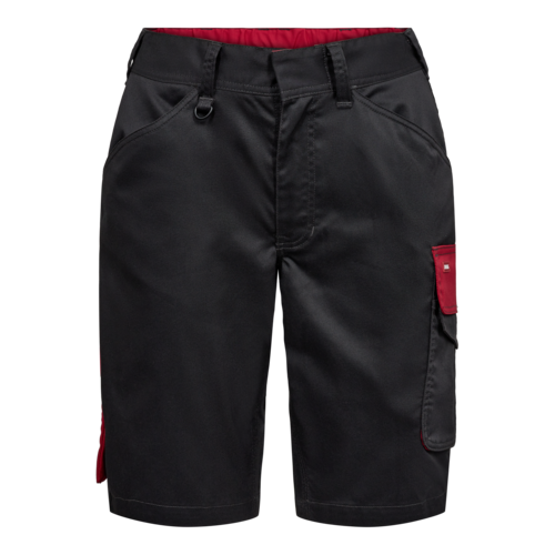 Galaxy Damen Shorts Anthrazit Grau/Tomato Red