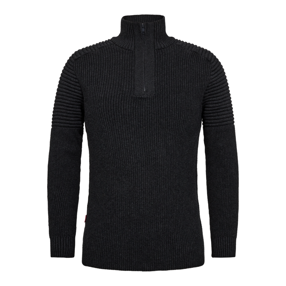 Extend Strickpullover Dark Grey Melange