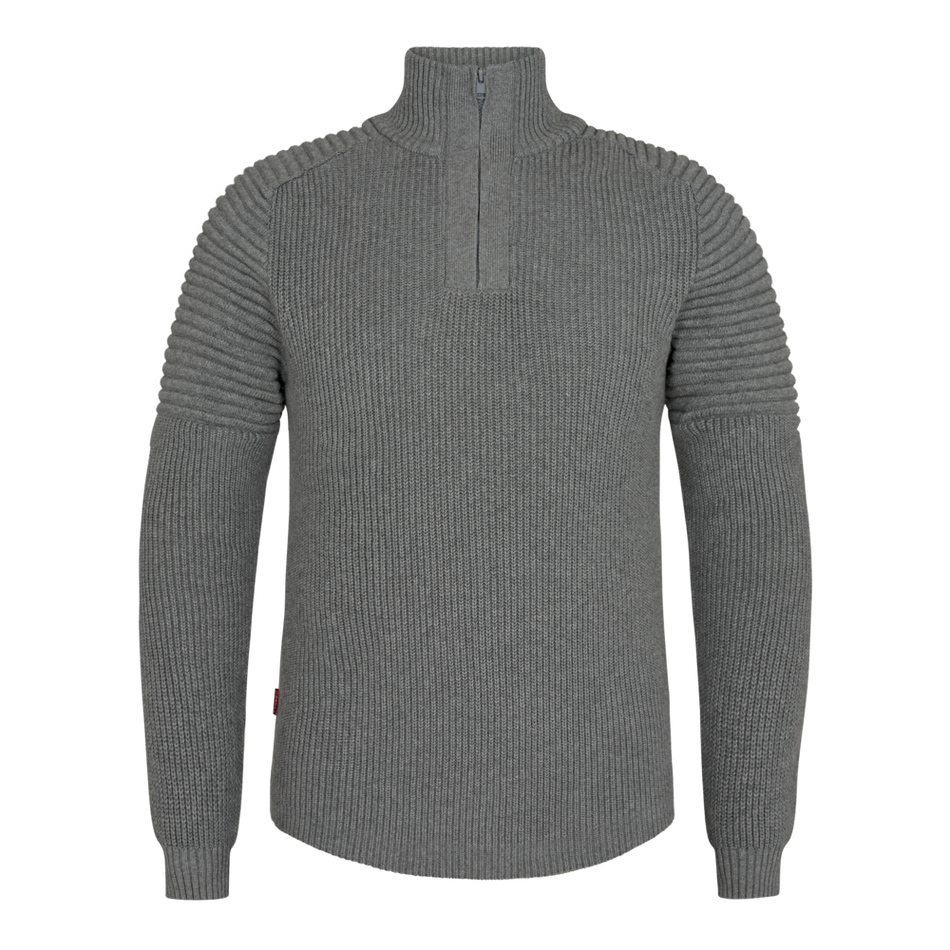Extend Strickpullover Graumeliert