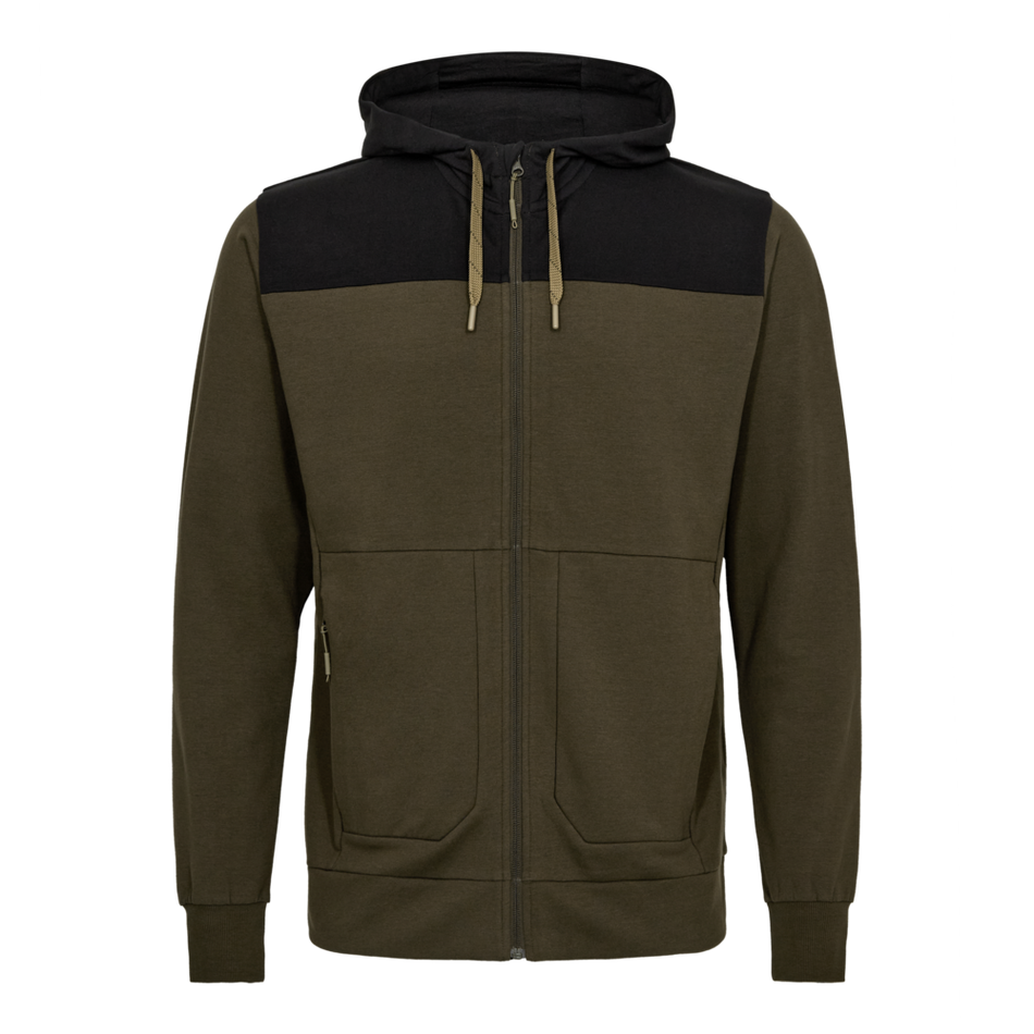 Entire Sweatshirt mit Kapuze Forest Green/Schwarz
