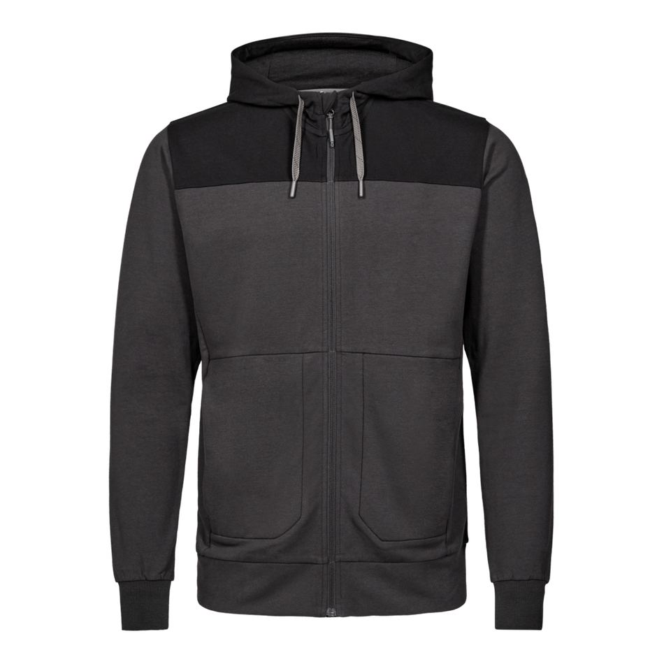 Entire Sweatshirt mit Kapuze Anthrazitgrau/Schwarz