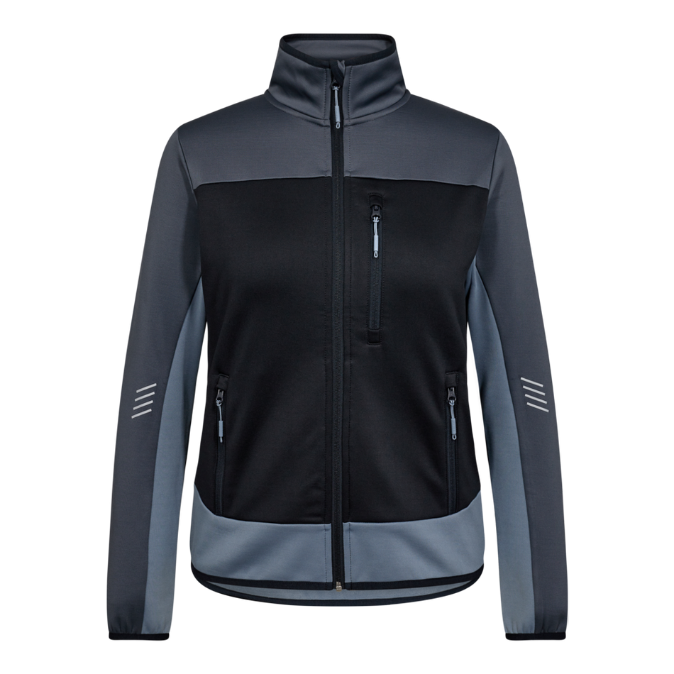 Entire Damen Midlayer-Cardigan Deep Blue/Dark Sea