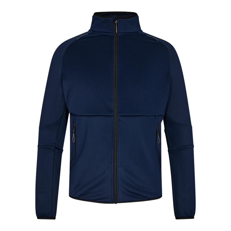 X-treme Midlayer-Cardigan Blue Ink