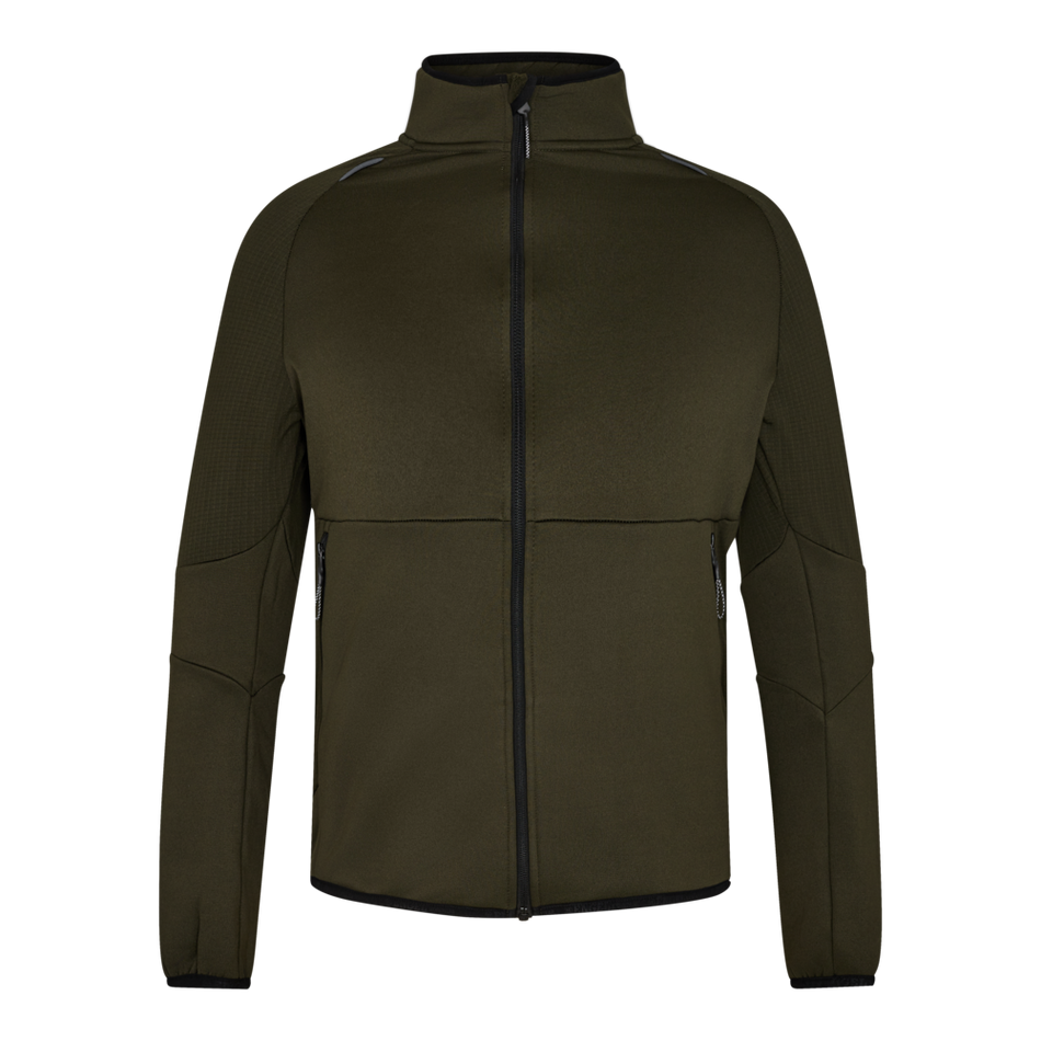 X-treme Midlayer-Cardigan Forest Green