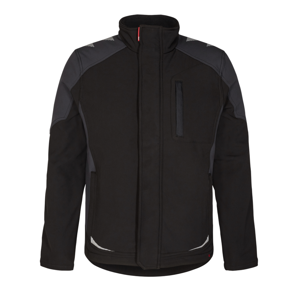 Galaxy Softshell-Jacke Schwarz/Anthrazit Grau
