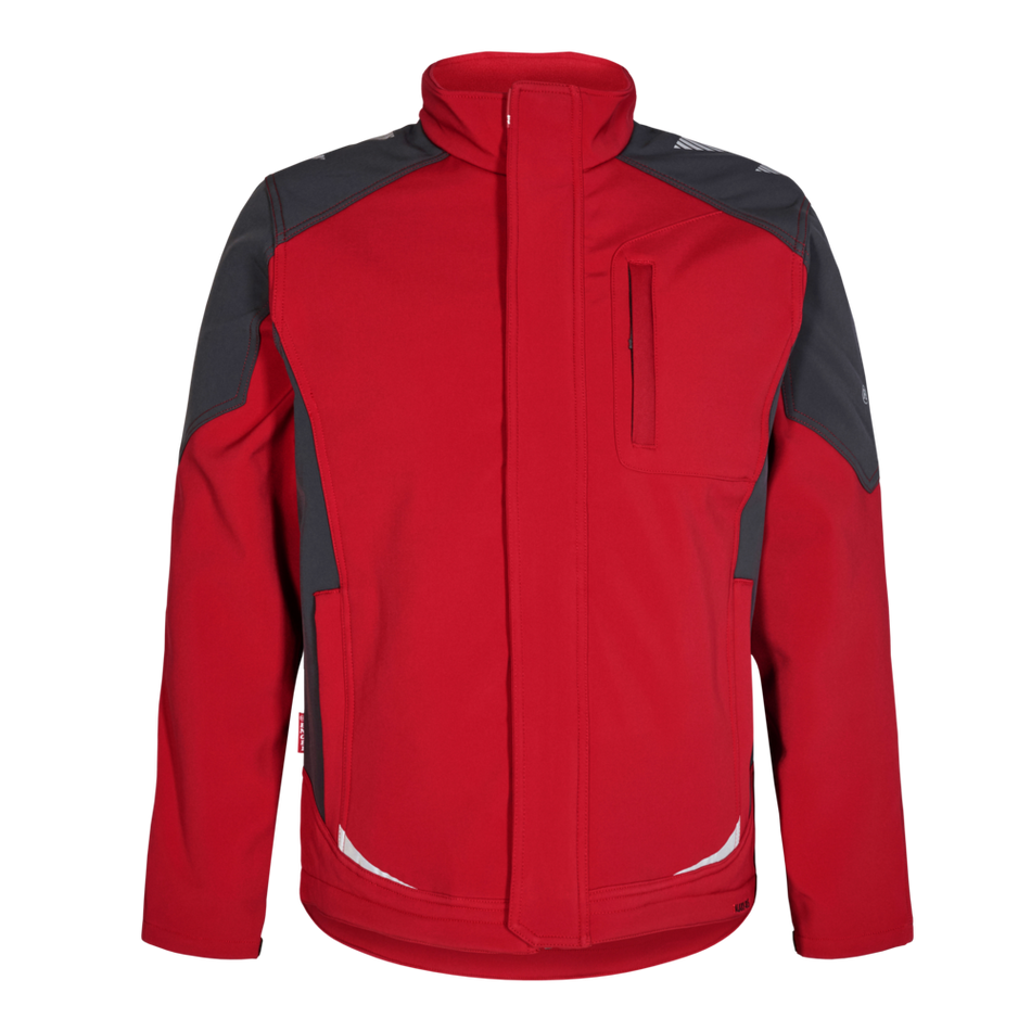 Galaxy Softshell-Jacke Tomato Red/Anthrazit Grau